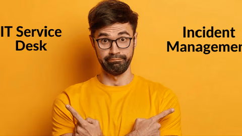 difference between it service desk and incident management