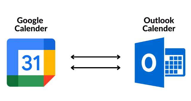 how to share ms outlook calendar with google